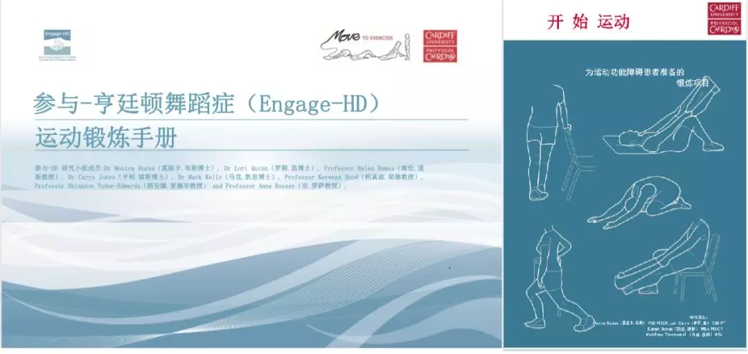 亨廷顿舞蹈症-运动康复手册申请表